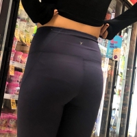 Glasses girl with VPL