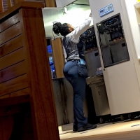 Candid big booty ebony cruise employee in tight pants with vpl Big Booty Cruise Ship Employee Giving Me A Show.mp4-2023-04-15-08h36m33s534.jpg