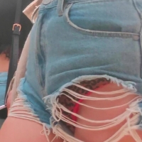Cute teen showing her panties
