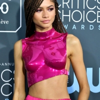 Zendaya at the 2020 Critics Choice Awards in pink outfit molding her boobs 24.jpg