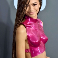 Zendaya at the 2020 Critics Choice Awards in pink outfit molding her boobs 25.jpg