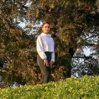 Vanessa Hudgens filming a sportswear ad in LA in tight green leggings 19.jpg