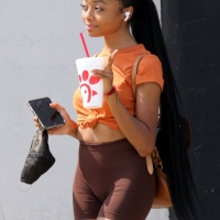 Skai Jackson in spandex
