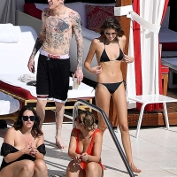 Kaia Gerber sexy in various bikinis and swimsuits in paparazzi pictures 14.jpg