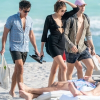 Kaia Gerber sexy in various bikinis and swimsuits in paparazzi pictures 01.jpg