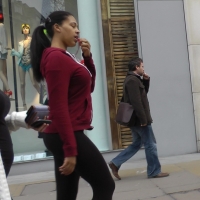 Morena booty in leggings (part 2)