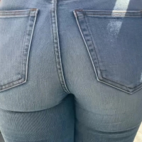 Apple bottom in jeans