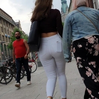White jeans PAWG