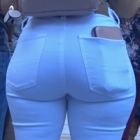 Brazilian booty in jeans