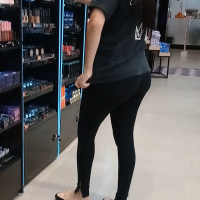 Brazilian worker in leggings