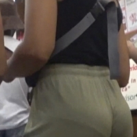 Ebony panty lines
