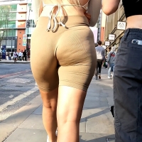 British chav in shorts