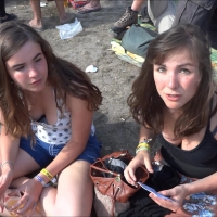 Multiple teens cleavage in downblouse video