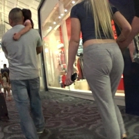 Blonde with boyfriend