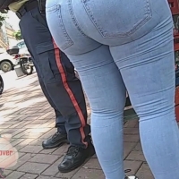 Serious round booty