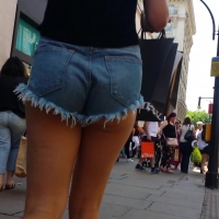 Friends in skirt and shorts