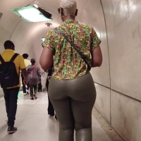 Short haired ebony
