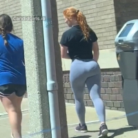 Fat booty redhead