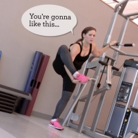 Busted multiple times by gym girl