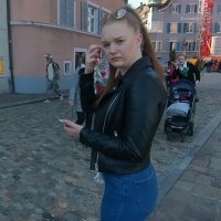 Teen in jeans