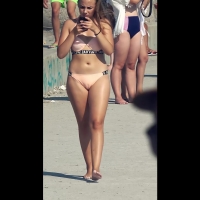 Delicious beach camel toe