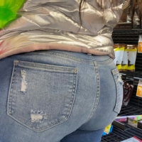 Big round ebony ass