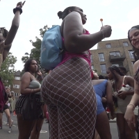 Ebony carnival duo