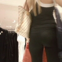 Blonde ass in leggings (part 3)