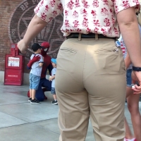 Hot booty and panty line