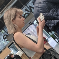 British cute pixie shopping in jeans British pixie in jeans