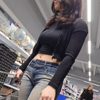 Candid sexy slim brunette beauty with a nice booty in jeans and smooth stomach InShot_20240407_212457394.mp4-2024-06-01-08h48m34s389.jpg