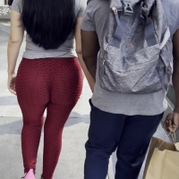 Candid big booty brunette chick in tight red textured leggings TOCRdDnk.mp4-2023-06-03-08h10m42s742.jpg