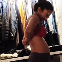 Hot candid girlfriend gets her ass and tits recorded without knowing Bluebit - Boobsshow of my fuckpet getting ready to sleep - 0007img-20210203-225434-1.jpg