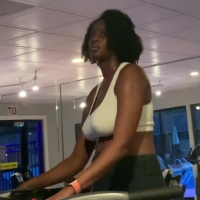 Ebony girl with pokies