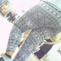Big black ass in leggings