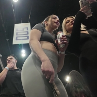 Hot candid brunette fitness expo babe capped in brown and grey leggings with a phat ass AJEVENT15- Fitness Vendor Baddie In Tight Brown & Grey Leggings.mp4-2025-06-06-15h56m24s128.jpg