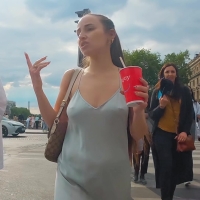 Sexy candid babe out braless in a dress showing her pierced pokies NotMe TCZ 2023 - Braless nightgown.mp4-2023-06-07-16h30m03s387.jpg
