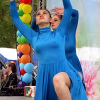 Sexy Siberian dancers performing with no bras showing hard nipples Siberian dancers with hard nipples