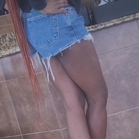 Skinny ebony legs