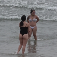 Hot Asian in swimsuit