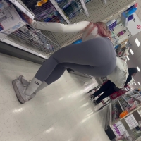 Candid sexy Asian babe with a nice ass in leggings at Target asian skin tight purple leggings.mov-2024-06-15-07h14m13s483.jpg