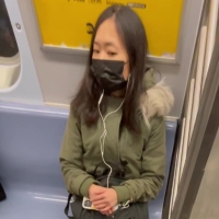 Asian girl likes it