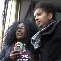 Touching black teen ass