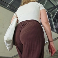 Walking to the bus stop