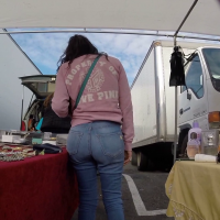 Nice ass in tight jeans