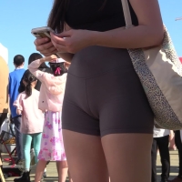 Beauty with camel toe