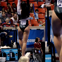 College gymnast