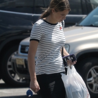 Target milf in the parking lot in tight dress Target milf in dress