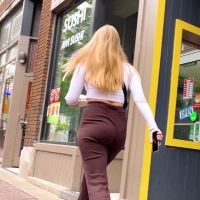 Candid pear shaped booty blonde in brown leggings with vpl Blonde Preview.mp4-2023-06-21-16h51m20s773.jpg