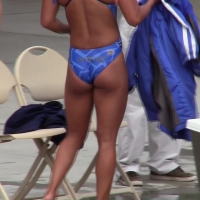 Sexy swimmers ass